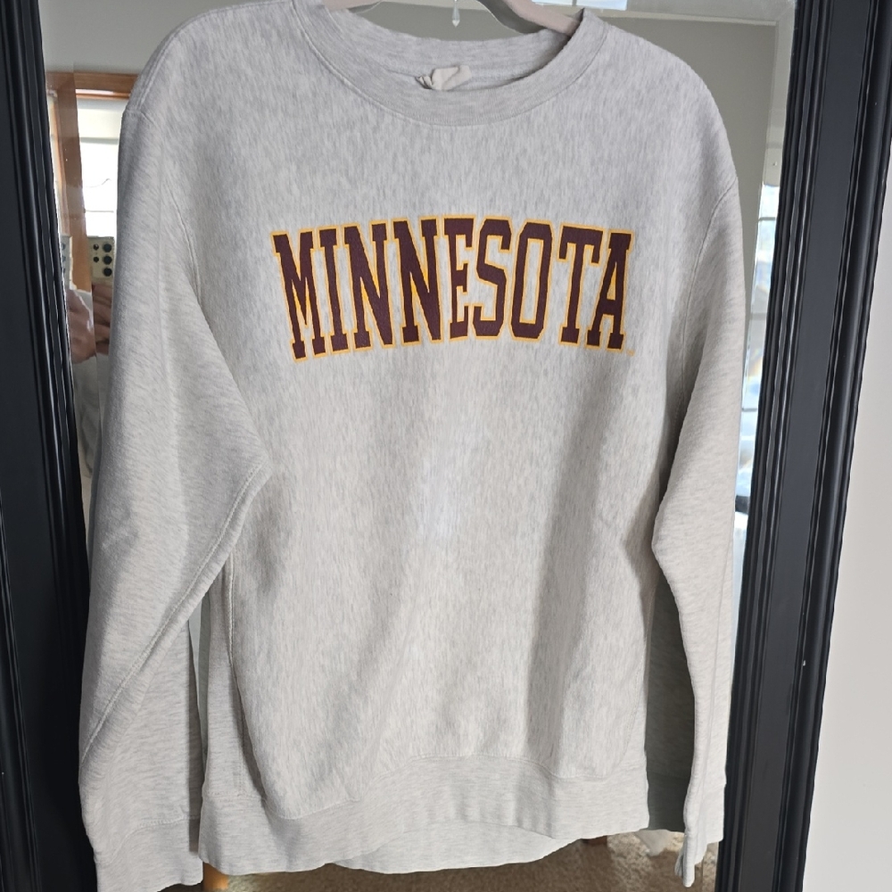 Gray Minnesota Men's Sweater